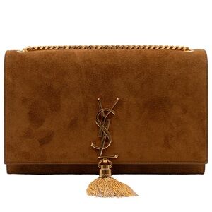 SAINT LAURENT Pompom Kate crossbody bag